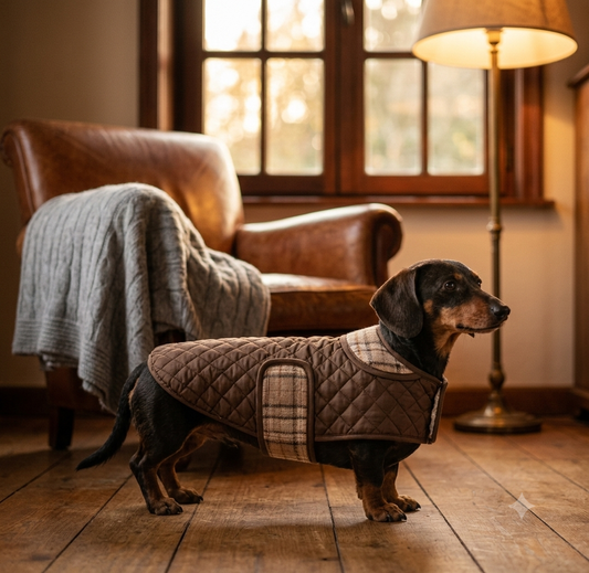 Cozy Plaid Quilted Dog Vest