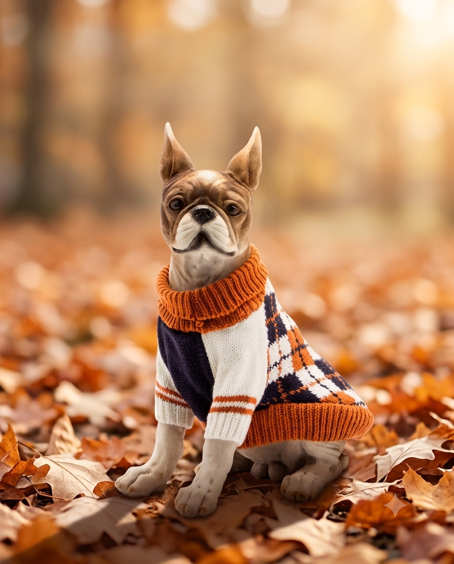 Acrylic English Style Dog Jumper
